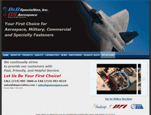 Tablet Screenshot of bbspecialties.com